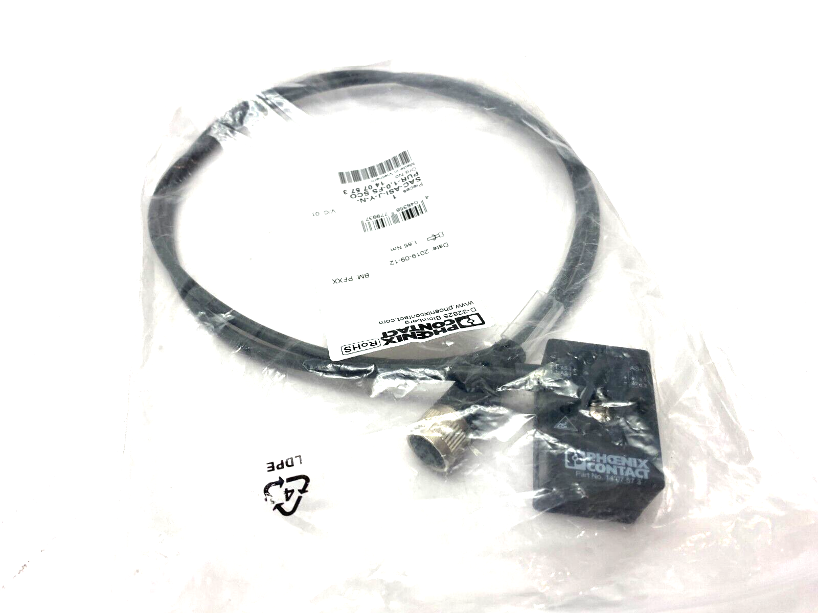 Phoenix Contact SAC-ASI-J-Y-N-PUR-1,0-FS SCO Interface Distributor 1407573 - Maverick Industrial Sales