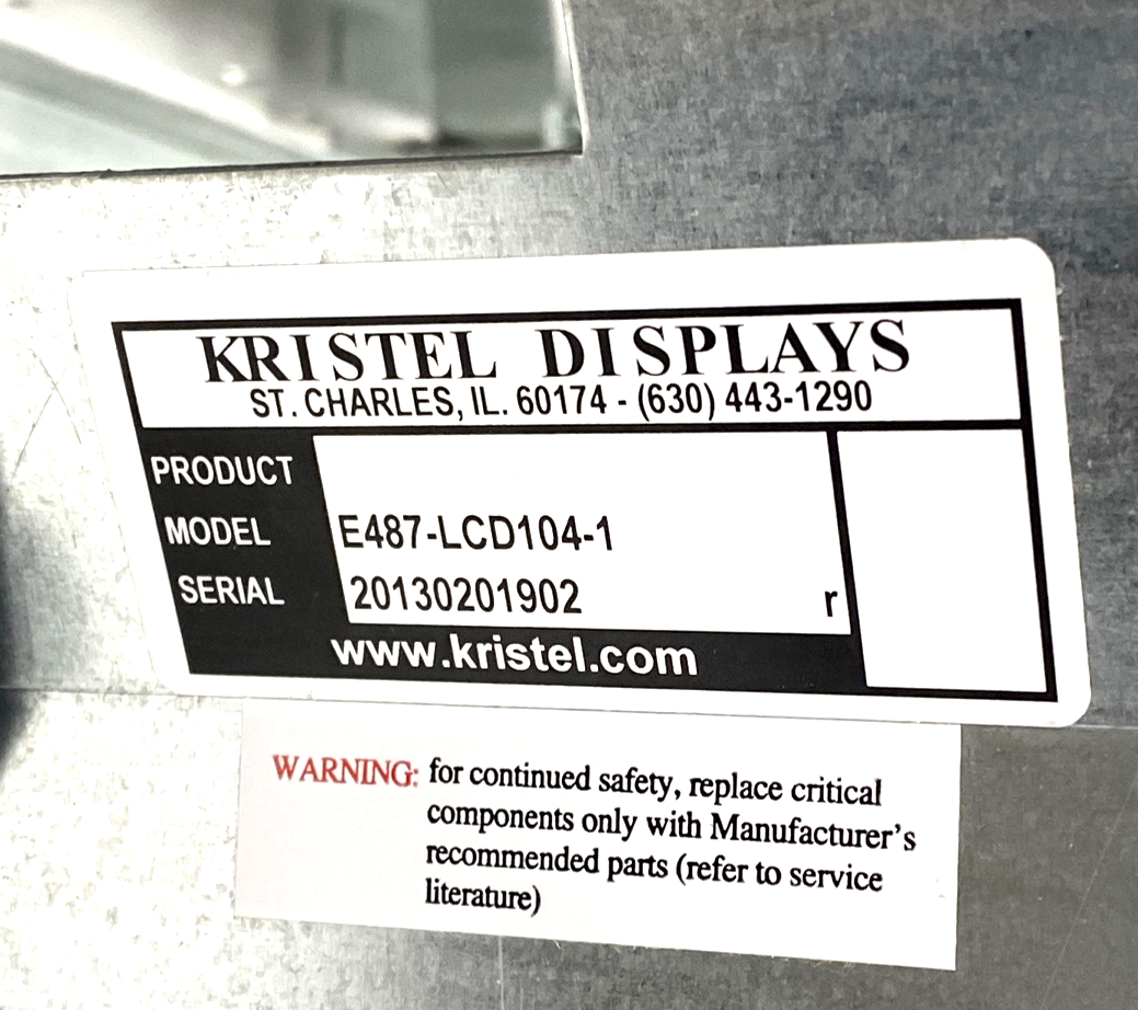 Kristel Haas 93-5222 CRT To LCD Monitor Upgrade Kit E487-LCD104-1 - Maverick Industrial Sales