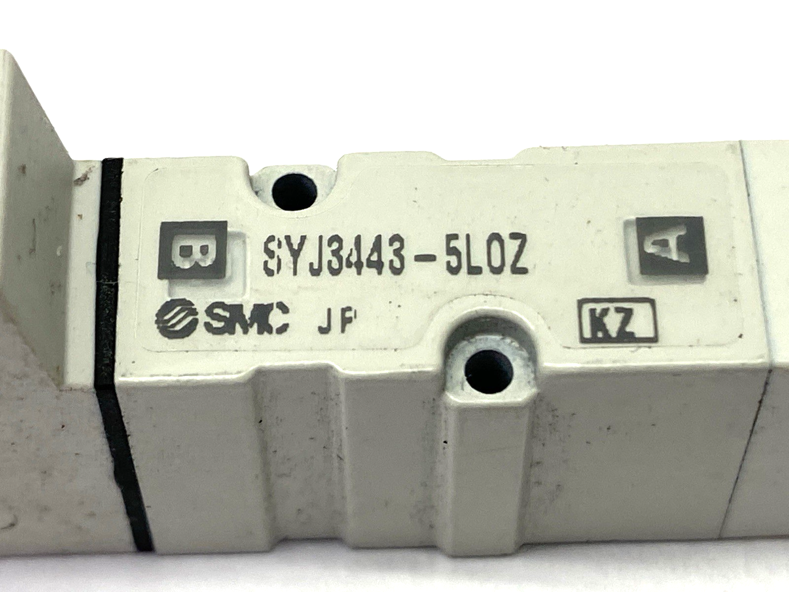 SMC SYJ3443-5LOZ Pneumatic Solenoid Valve 5-Port 24VDC - Maverick Industrial Sales