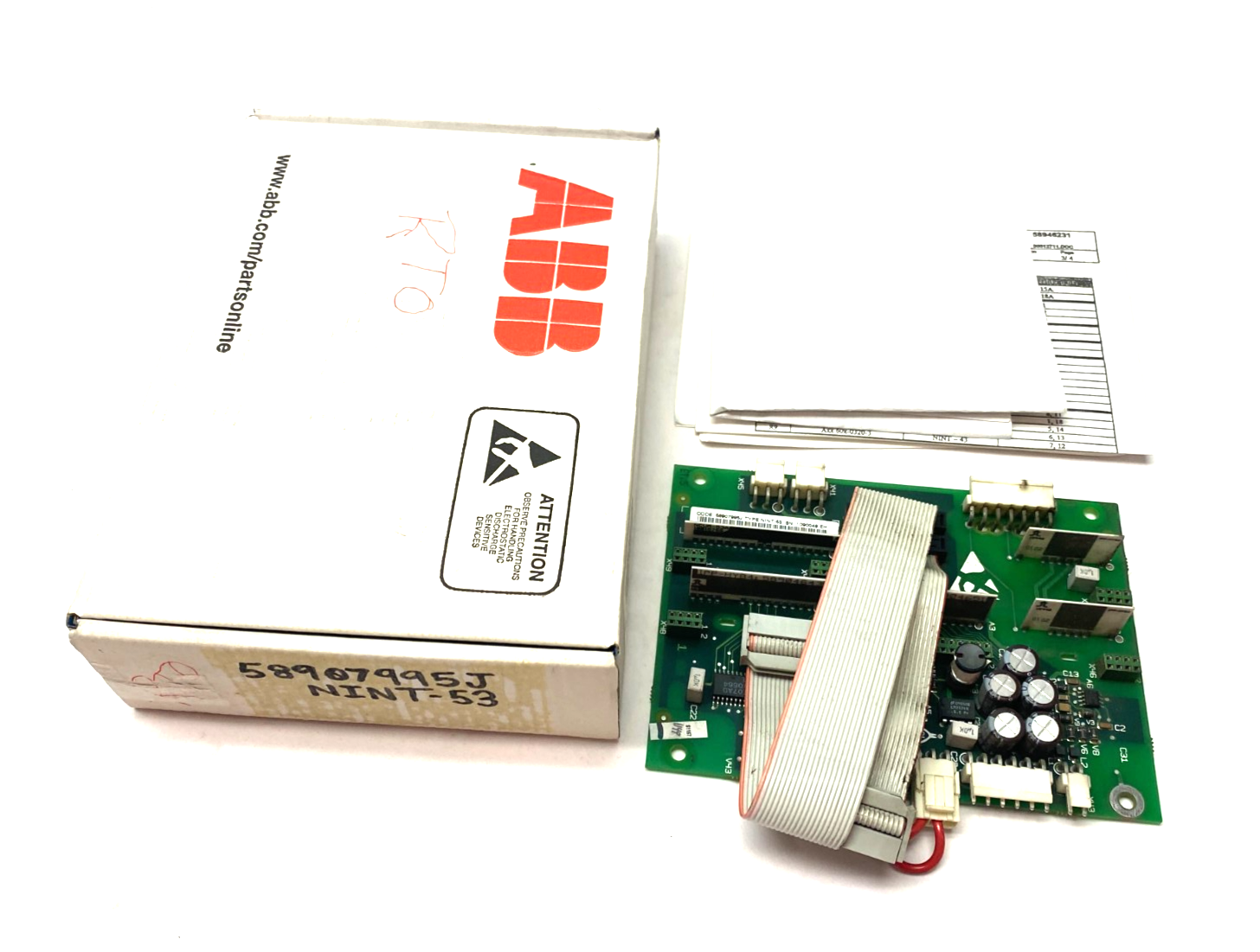 ABB 58907995J Drive Board NINT-53 - Maverick Industrial Sales