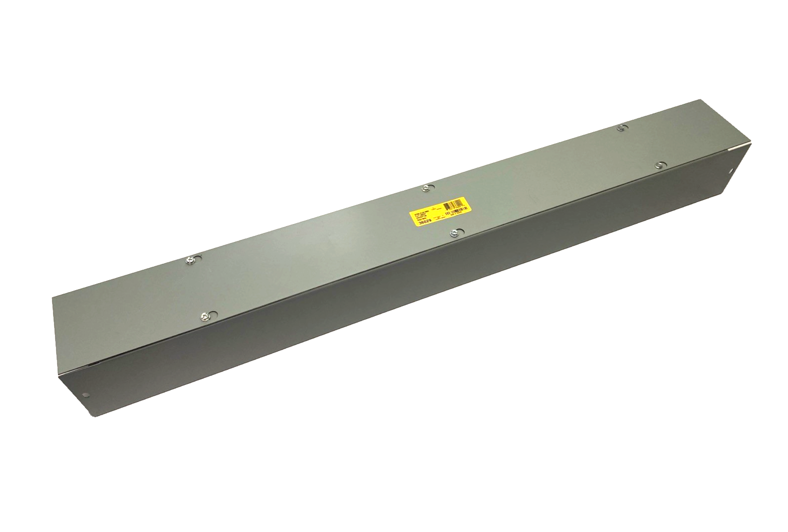 Hoffman F44T136GVP Lay-In Flat-Cover Type 1 Straight Section 4" x 4" x 36" Gray - Maverick Industrial Sales