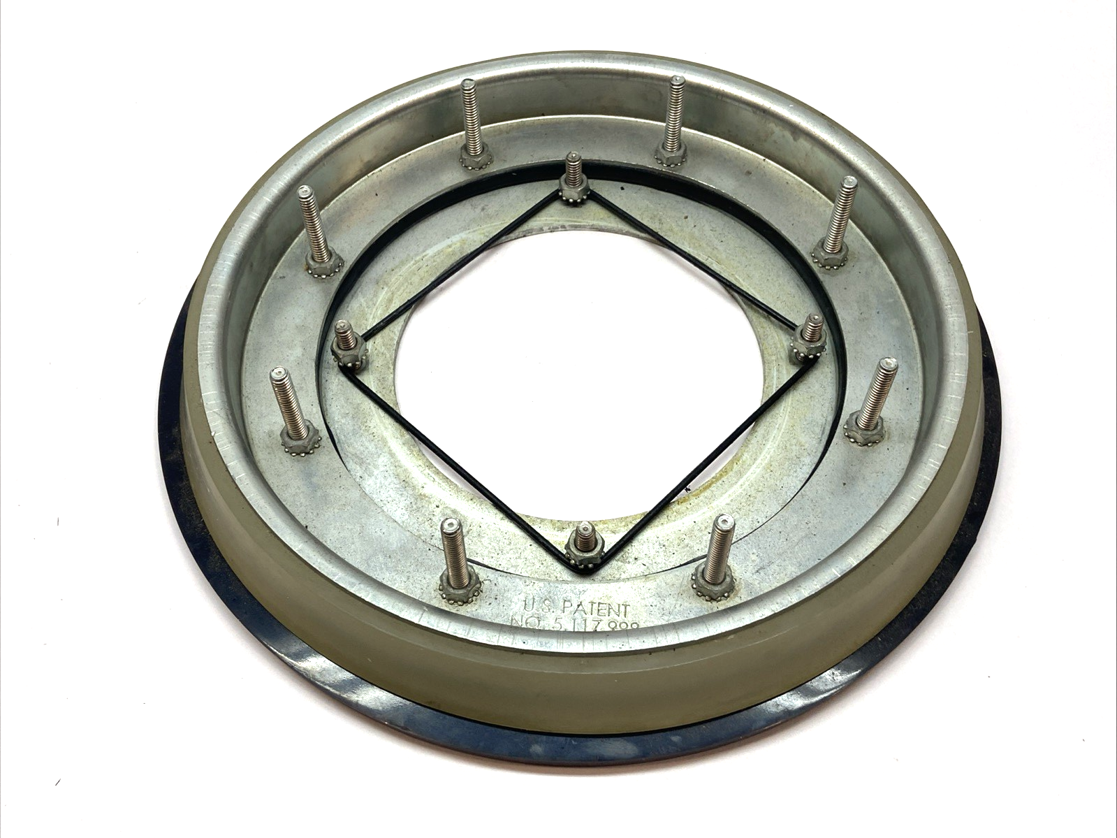 222909 | Graco Wiper Plate 5 Gal Stainless Steel PLATE ONLY - Used - Maverick Industrial Sales