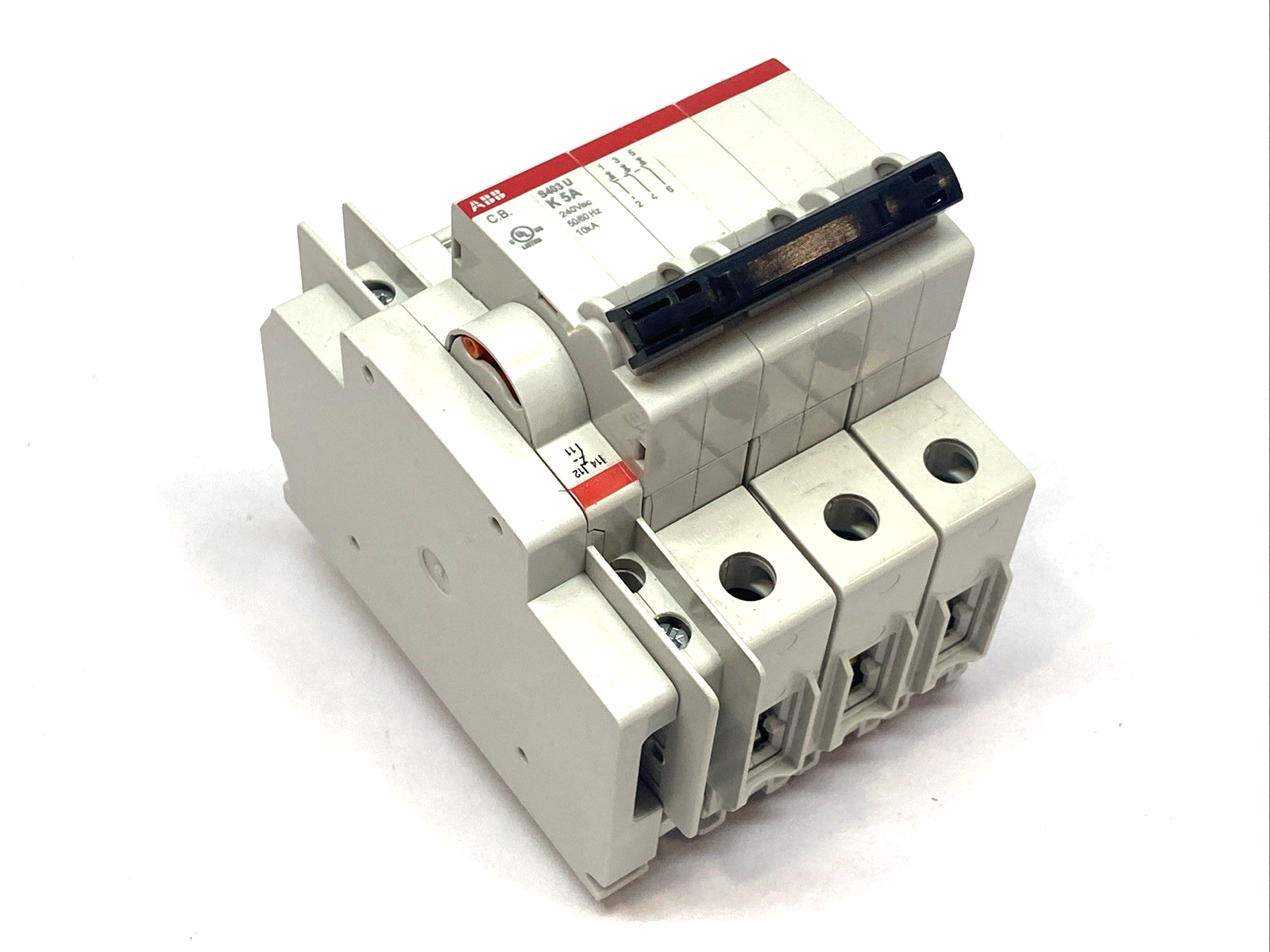ABB S403U K5A Circuit Breaker 3-Pole 240VAC 50/60HZ 10kA - Maverick Industrial Sales