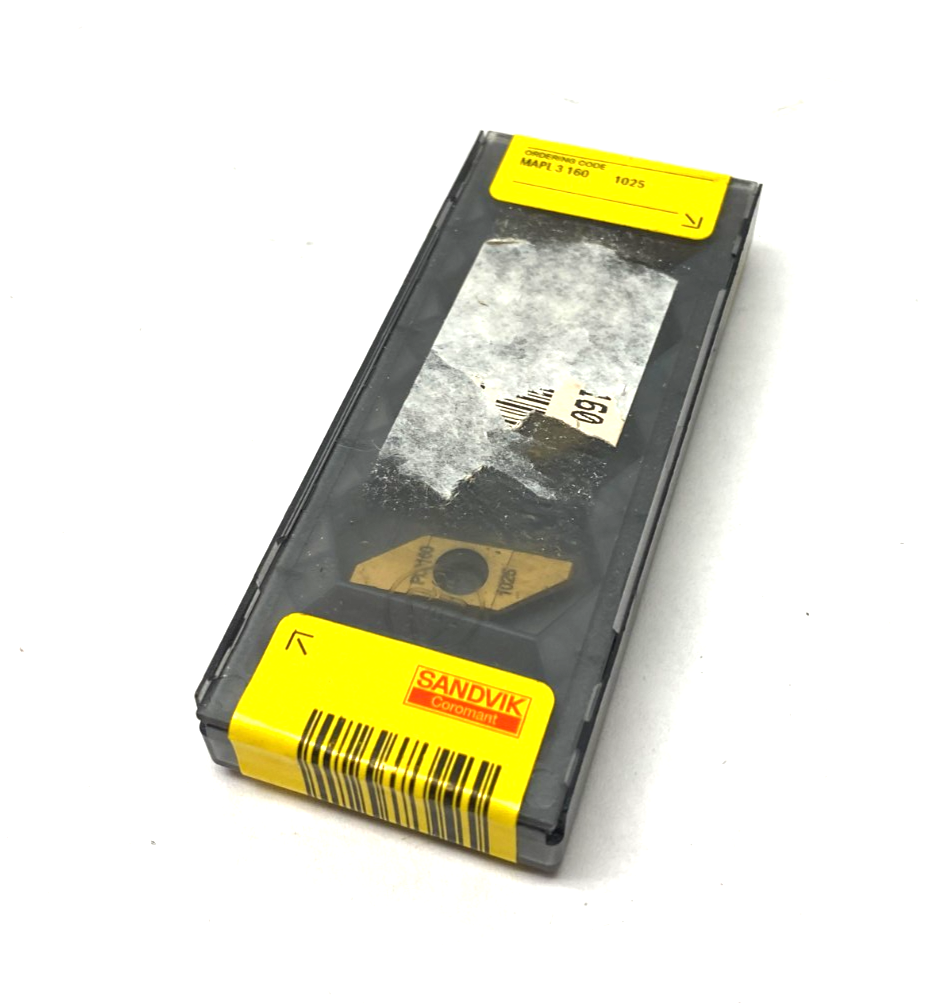 Sandvik MAPL 3 160 1025 CoroCut® XS Insert for Profiling 6493372 PKG OF 5 - Maverick Industrial Sales