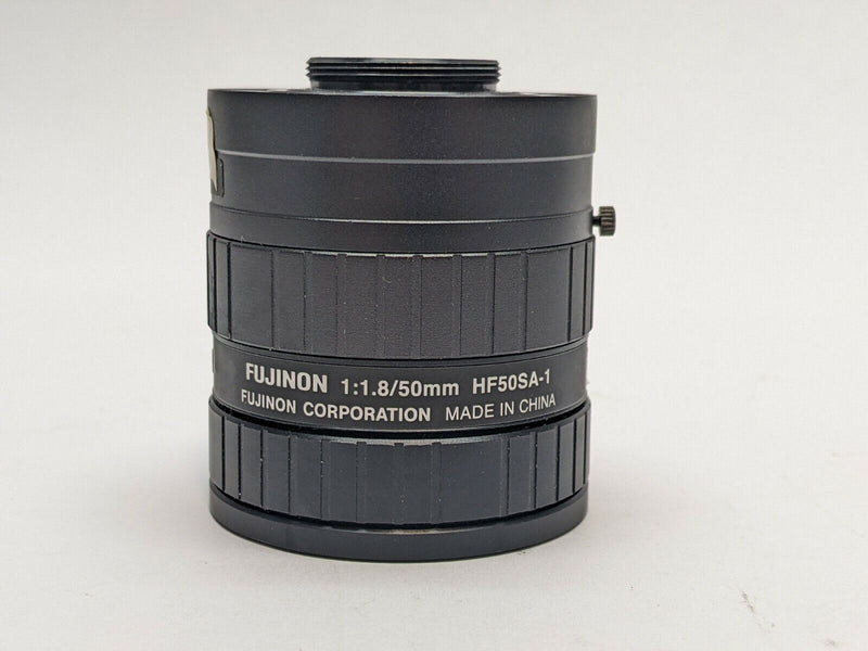 Fujinon HF50SA-1 Machine Vision Camera Lens f1:1.8 50mm C-Mount - Maverick Industrial Sales