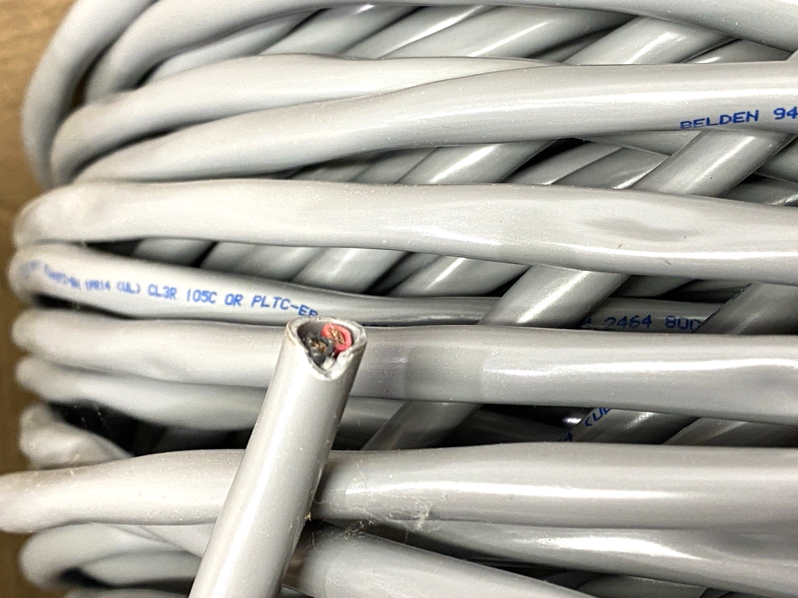 9411 060U500 | Belden Multi Conductor Cable 1Pr/14AWG 42x30 PVC Chrome LOT OF 250' - New Other - Maverick Industrial Sales