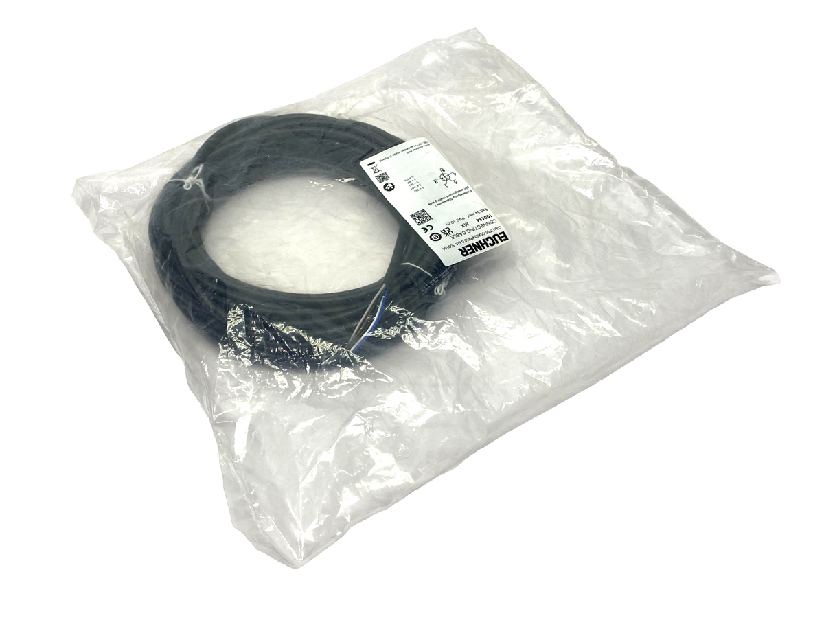 C-M12F05-05X034PV10,0-MA-100184 | Euchner Connecting Cable M12 5-Pin 10m 100184 - New - Maverick Industrial Sales