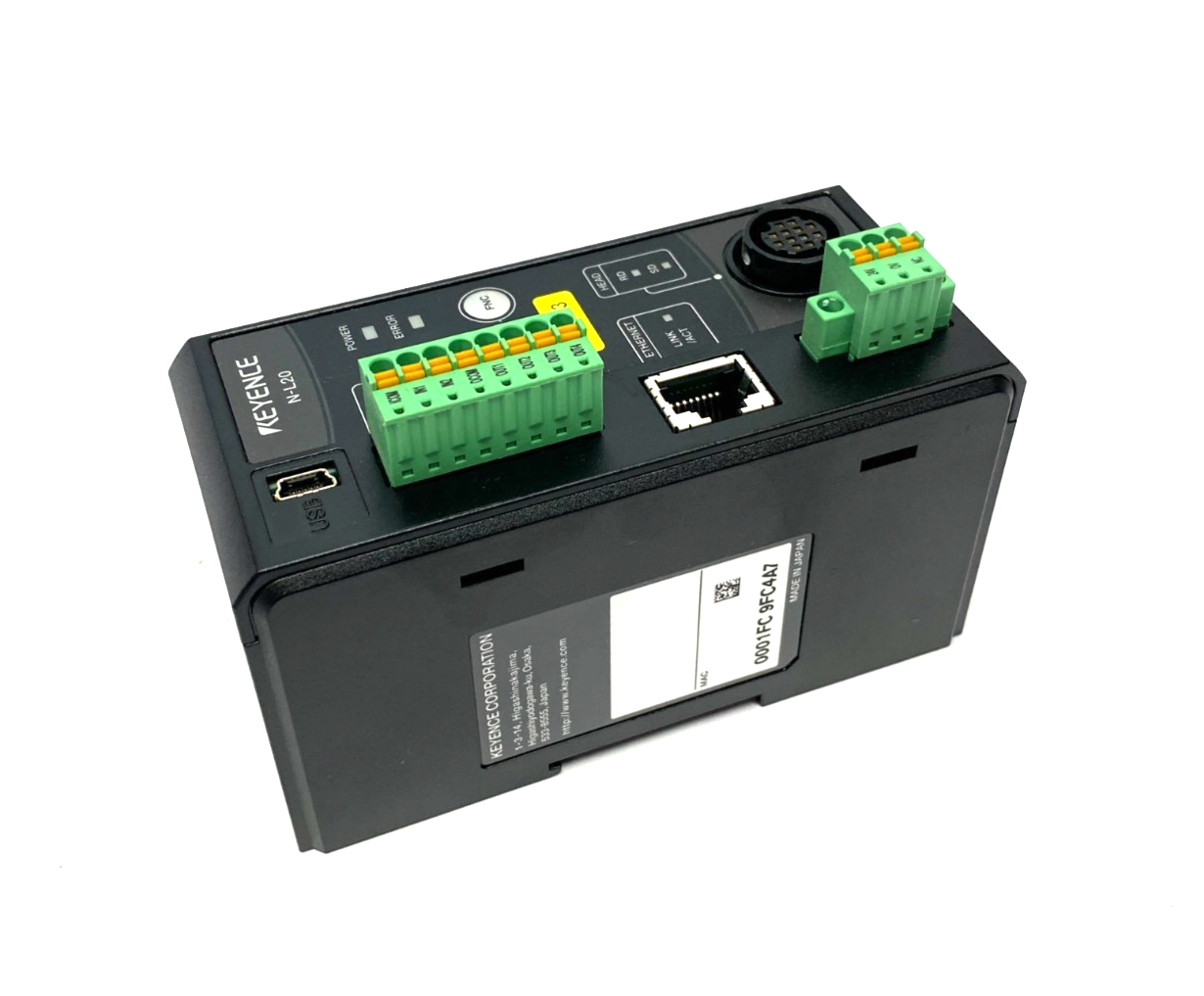 Keyence N-L20 Ethernet Connection Communication Unit 11-Point Display - Maverick Industrial Sales