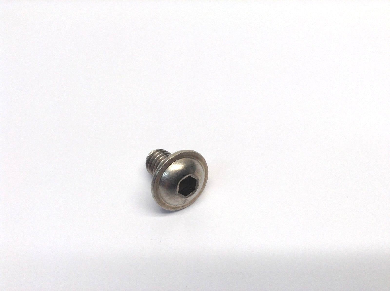 Box of 10 5/26-18 X 1/2 Inch 18-8 Flange Button Socket Cap Screw - Maverick Industrial Sales