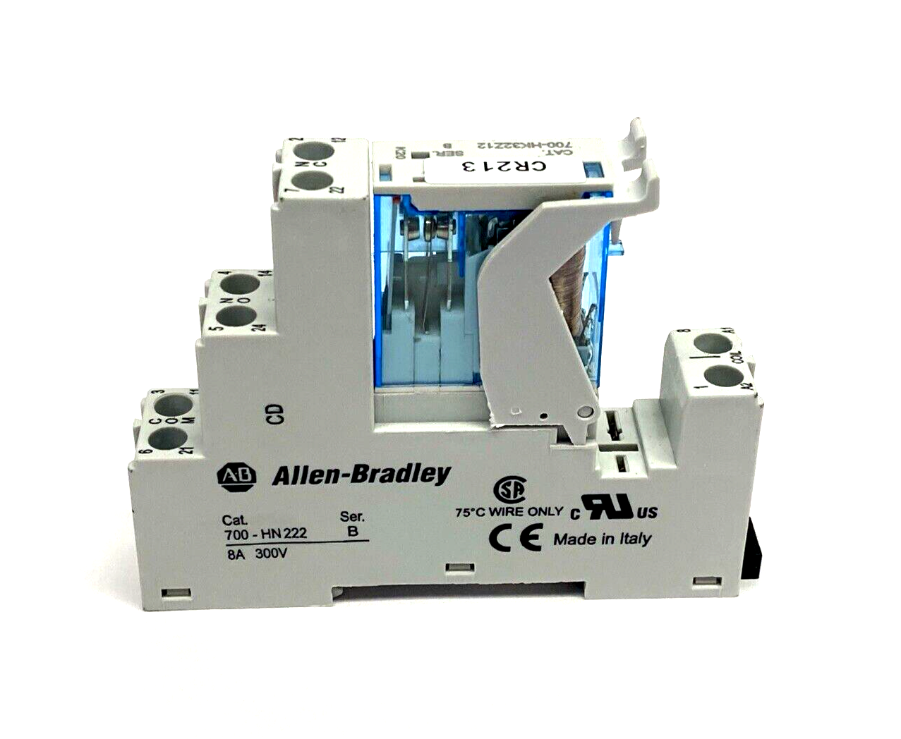 Allen Bradley 700-HK32Z12 Ser. B Plug-In Relay 12VDC 8A w/ 700-HN222 Base - Maverick Industrial Sales