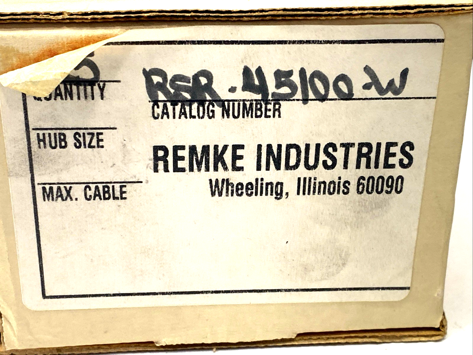 Remke RSR-45100-W Grip-less Cord Bushing, 45 Deg. 1/2" NPT, Aluminum BOX OF 25 - Maverick Industrial Sales