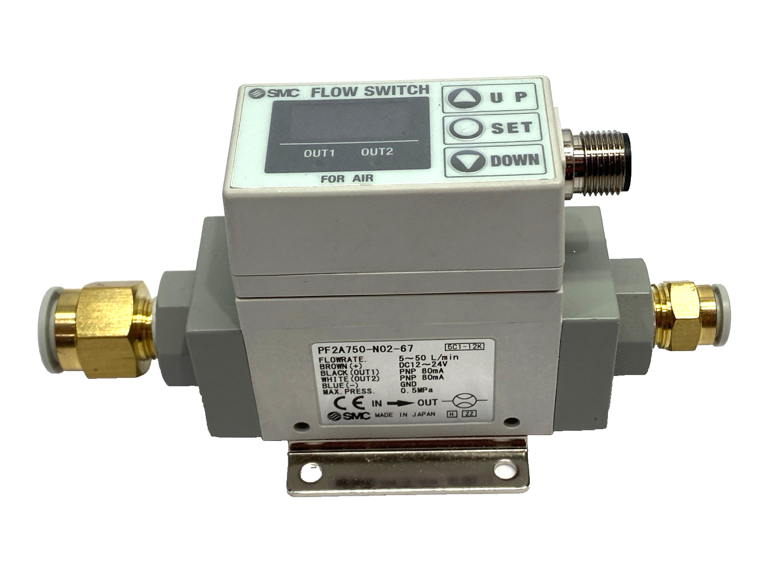 SMC PF2A750-N02-67 Digital Flow Switch 24VDC - Maverick Industrial Sales