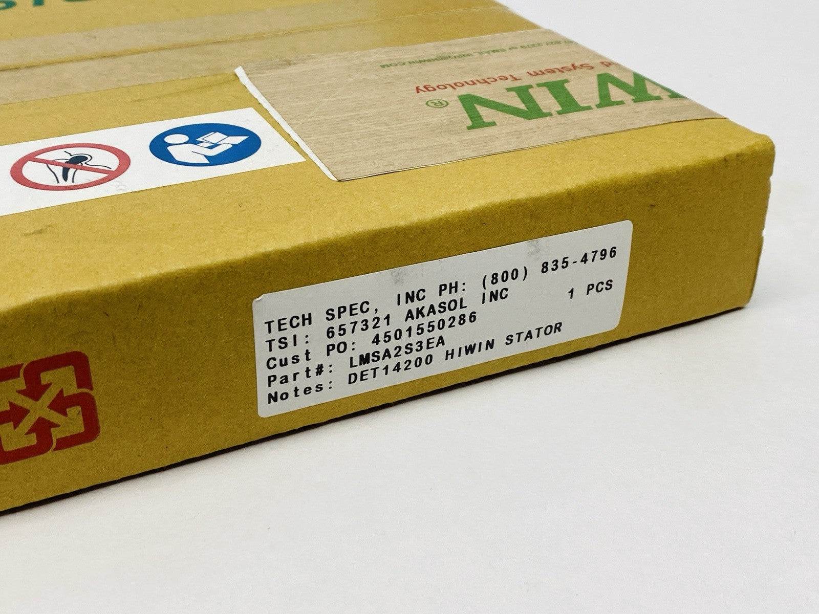 Hiwin LMSA2S3EA Stator 300mm SSA23DA5 - Maverick Industrial Sales