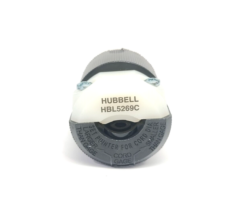 Hubbell HBL5269C 2-Pole Wireable Standard NEMA 5-15R Plug 15A 125V LOT OF 2 - Maverick Industrial Sales