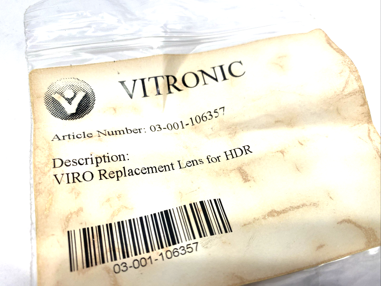 Vitronic 03-001-106357 Viro Replacement Les For HDR, RED - Maverick Industrial Sales