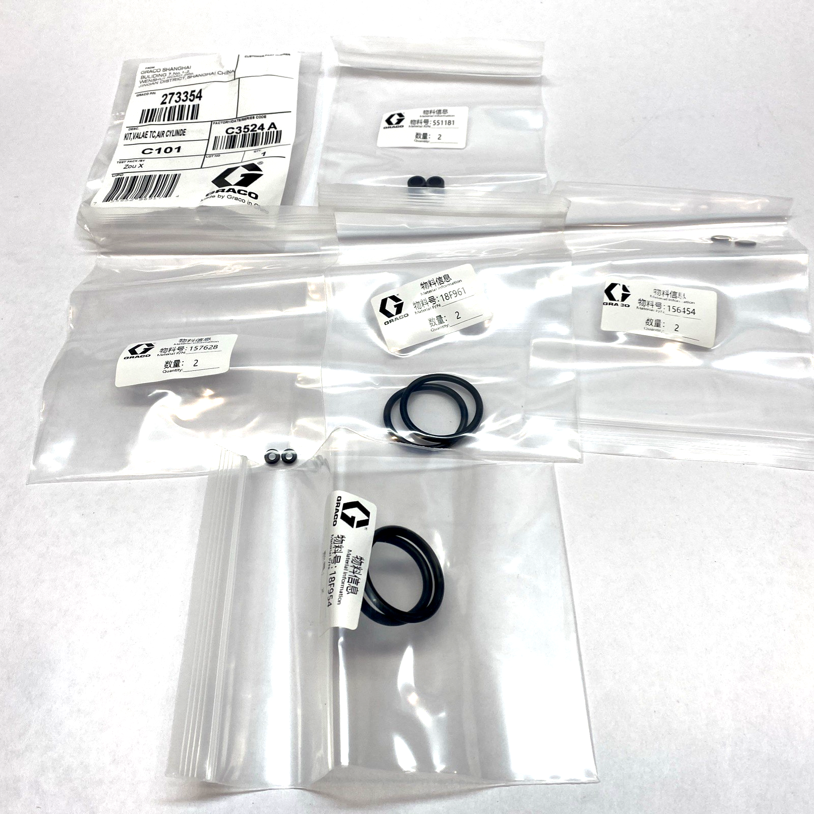 Graco 273354 Air Cylinder Rebuild Kit - Maverick Industrial Sales