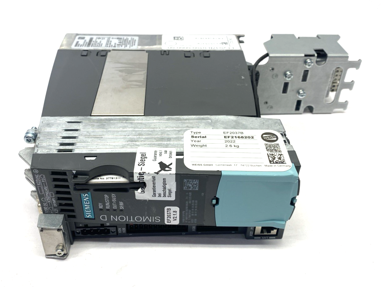 EF2037B-0100-0000-00 | Siemens EF2037B Weiss Rotary Indexing Table Controller 6SL3210-1PB13-0UL0 - New – Open box - Maverick Industrial Sales