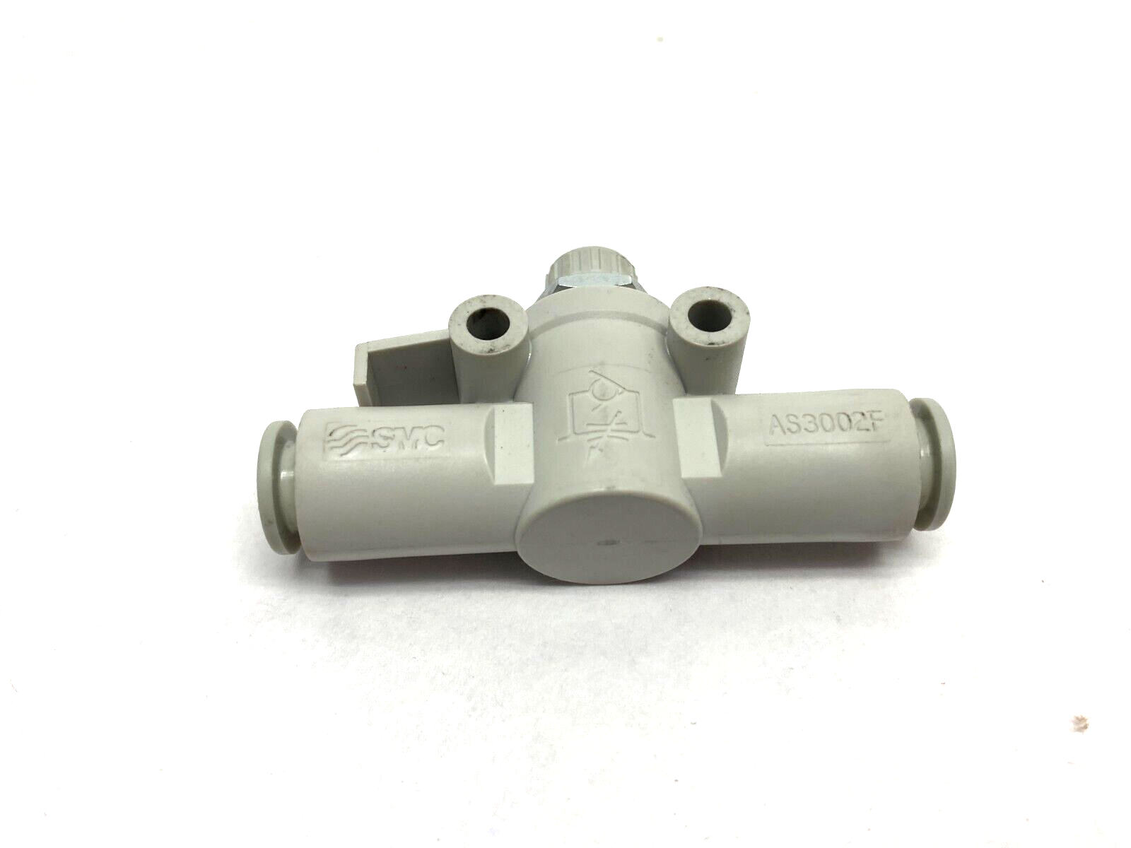 SMC AS3002F-09 Pneumatic In-Line Flow Control Valve 5/16" OD - Maverick Industrial Sales