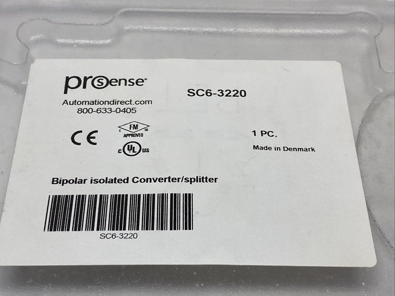 Automation Direct SC6-3220 ProSense Bipolar Isolated Converter / Splitter 24VDC - Maverick Industrial Sales