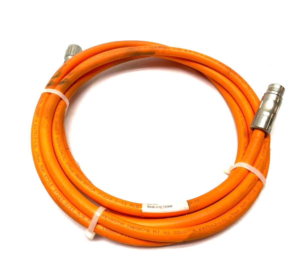 Bosch Rexroth R911386931 Servo Encoder Power Cable 3m Length RKL4805/003 - Maverick Industrial Sales