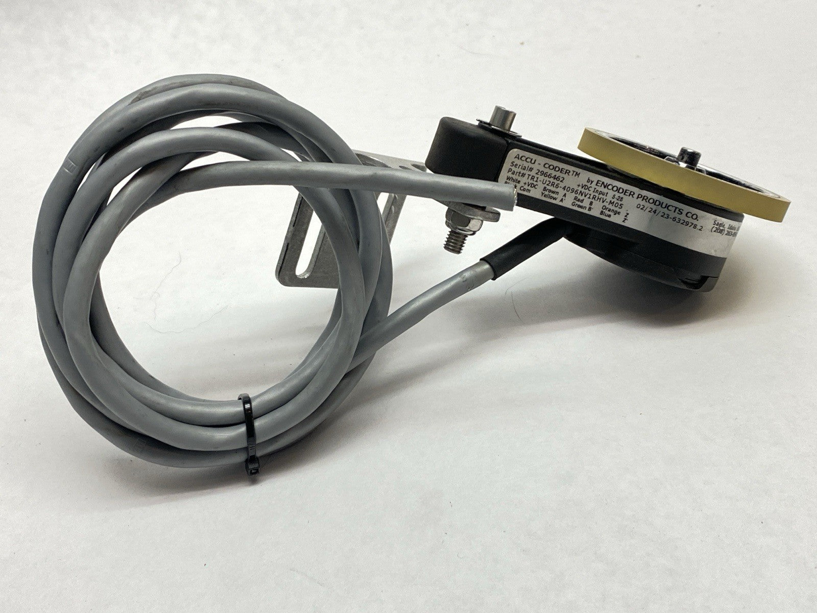 TR1-U2R6-4096NV1RHV-M05 | Encoder Products Accu-Coder Measuring Wheel 5-28VDC - Used - Maverick Industrial Sales