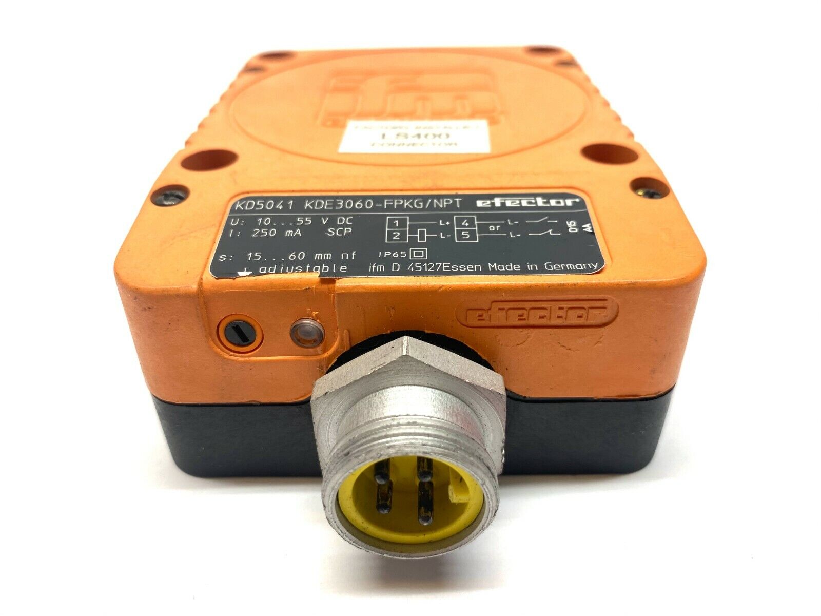 IFM Efector KD5041 Capacitive Proximity Sensor KDE3060-FPKG/NPT - Maverick Industrial Sales