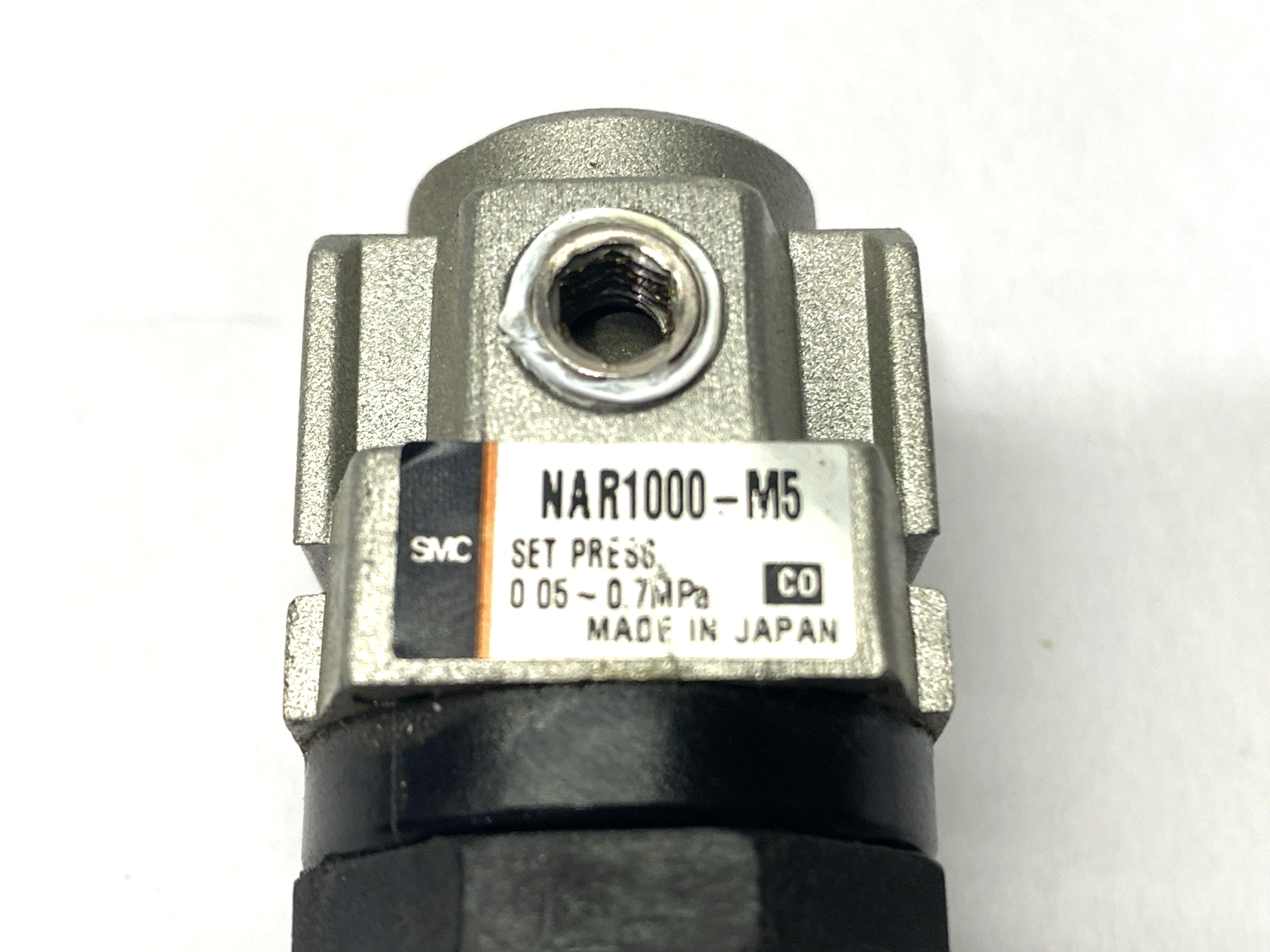 NAR1000-M5 | SMC Miniature Pneumatic Pressure Regulator M5 Ports LOT OF 2 - Used - Maverick Industrial Sales