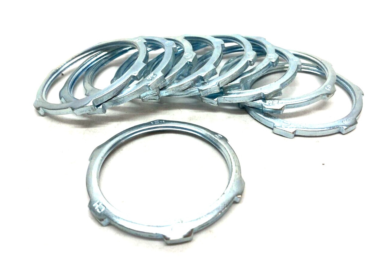 Cooper Crouse Hinds 16 IMC Rigid Conduit Locknut 2" Malleable Iron BOX OF 10 - Maverick Industrial Sales