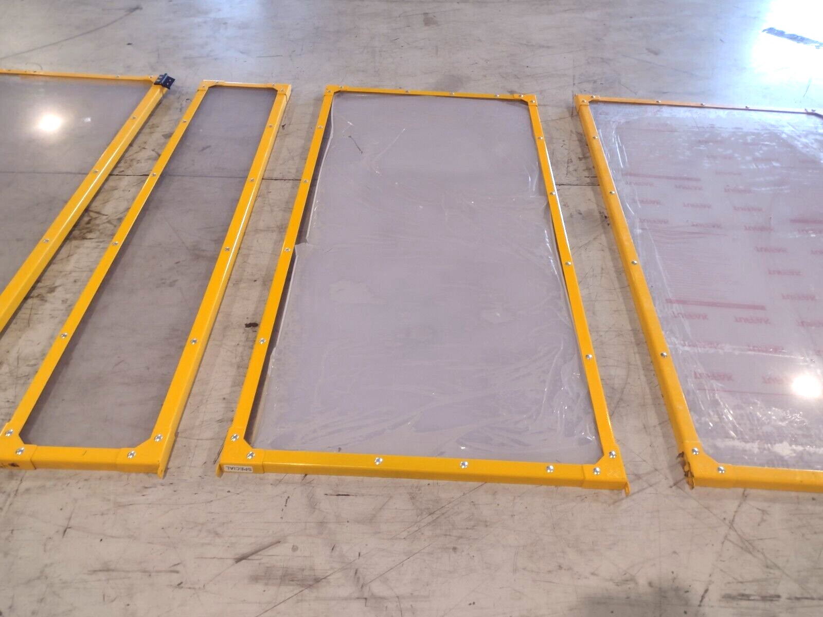 AGS Lexan Guard Panel Lot, A12014L (x2), A120115L, 2000x950, A12013HRL 2000mm H - Maverick Industrial Sales