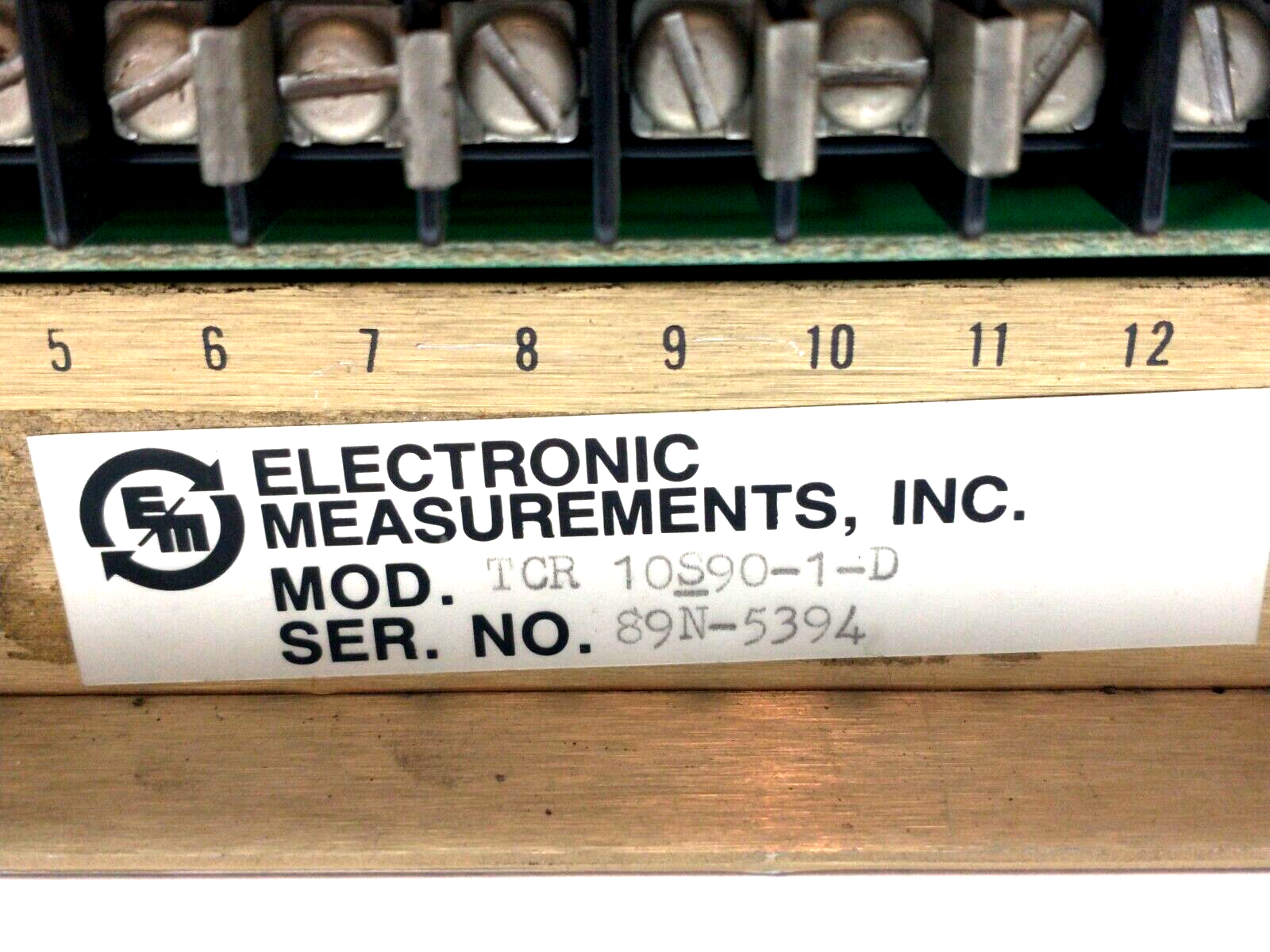 Electronic Measurements Inc. TCR10S90-1-D TCR Power Supply - Maverick Industrial Sales