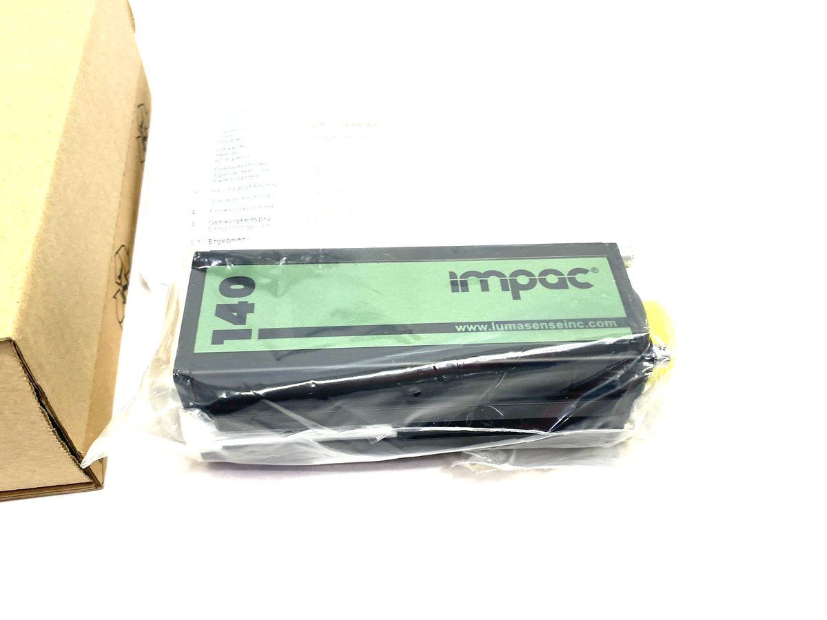 3875300 | LumaSense IMPAC IGA 140 Digital Pyrometer 300 to 1300°C Non-Contact - New – Open box - Maverick Industrial Sales