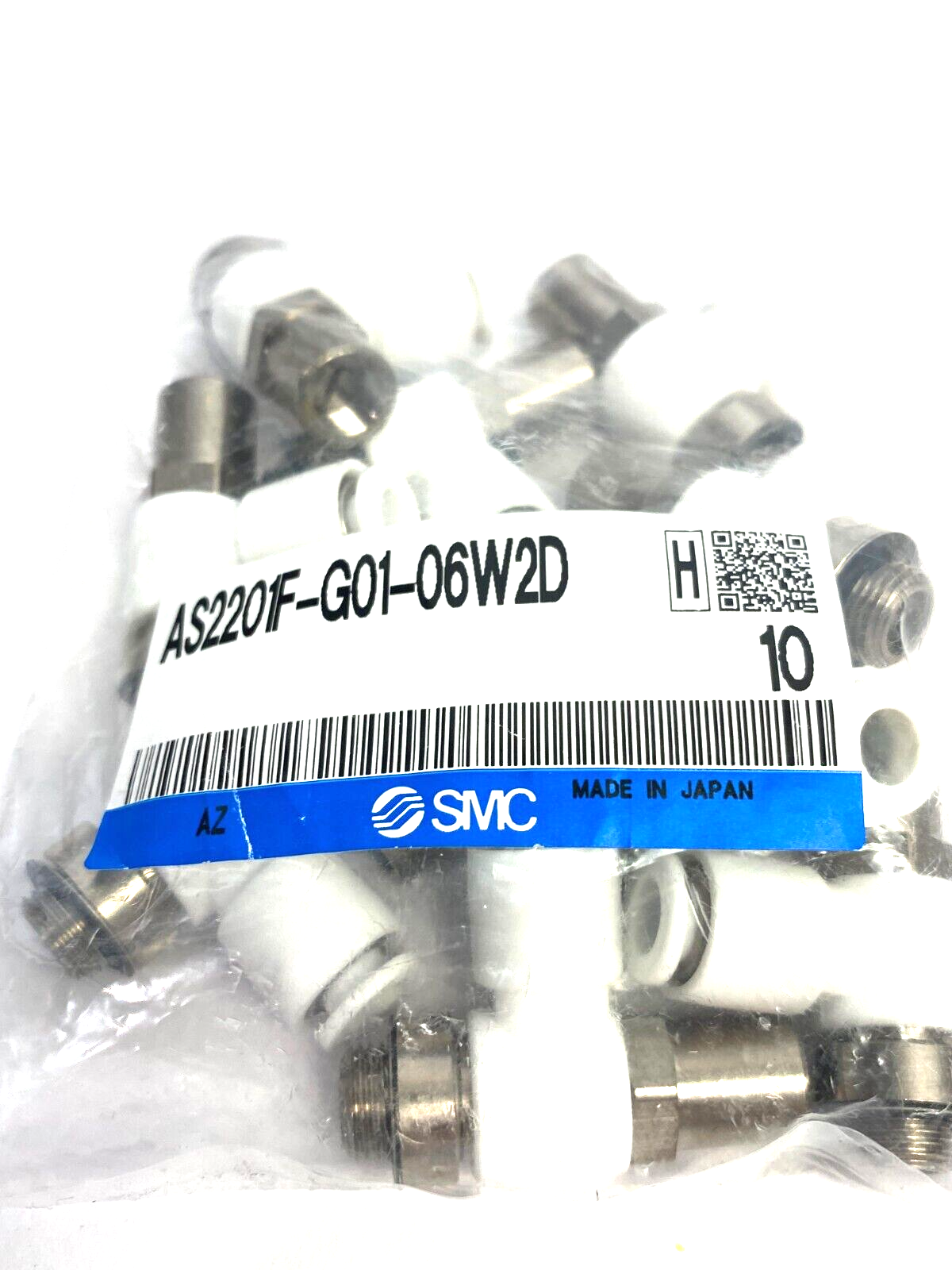 SMC AS2201F-G01-06W2D Flame Resistant Flow Control Valve PKG OF 10 - Maverick Industrial Sales