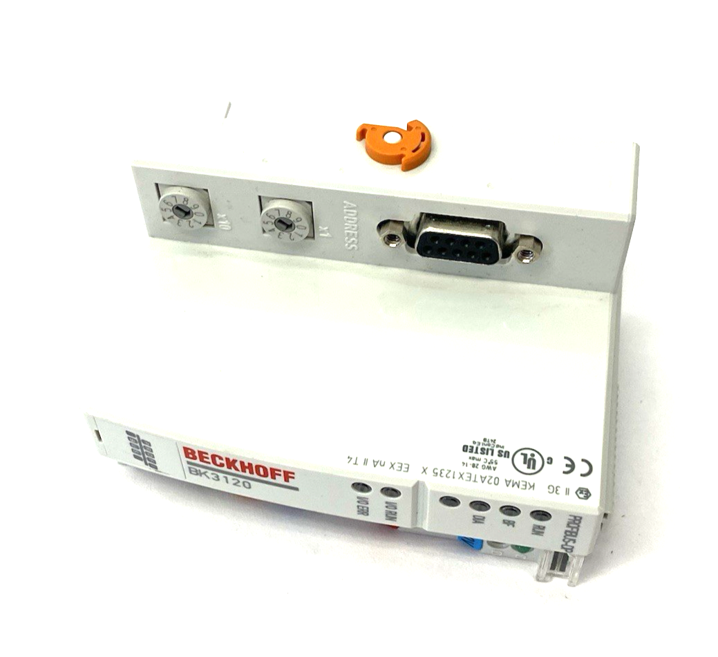 Beckhoff BK3120 PROFIBUS Economy plus Bus Coupler - Maverick Industrial Sales