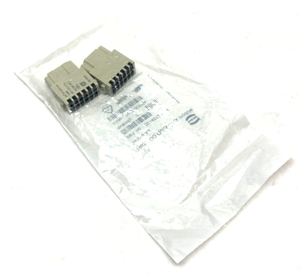 Harting 09140122734 Han DD Quick-Lock Module Female Au PKG OF 2 - Maverick Industrial Sales