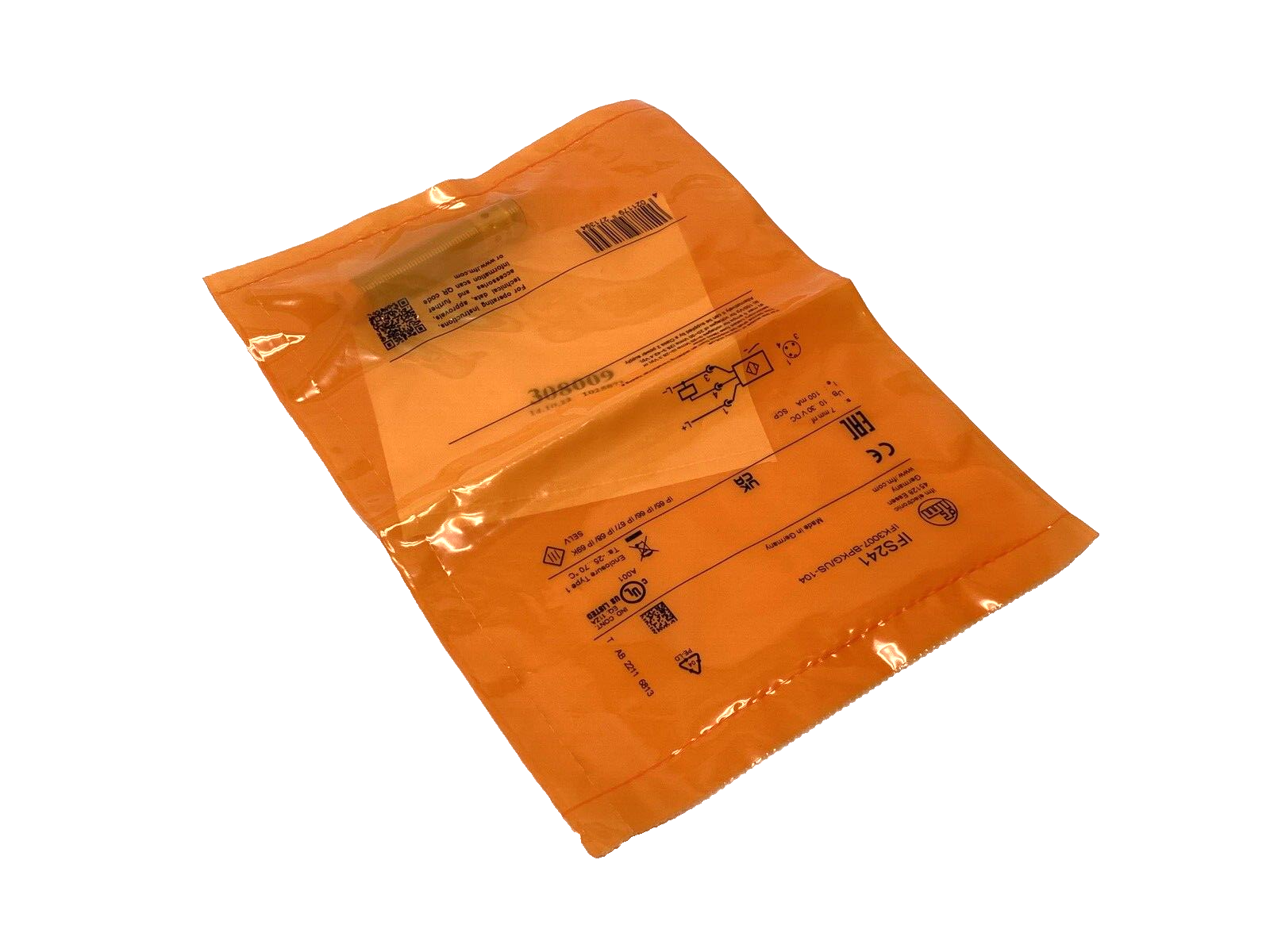 Ifm IFS241 Inductive Proximity Sensor PNP M12 7mm Range IFK3007-BPKG/US-104 - Maverick Industrial Sales