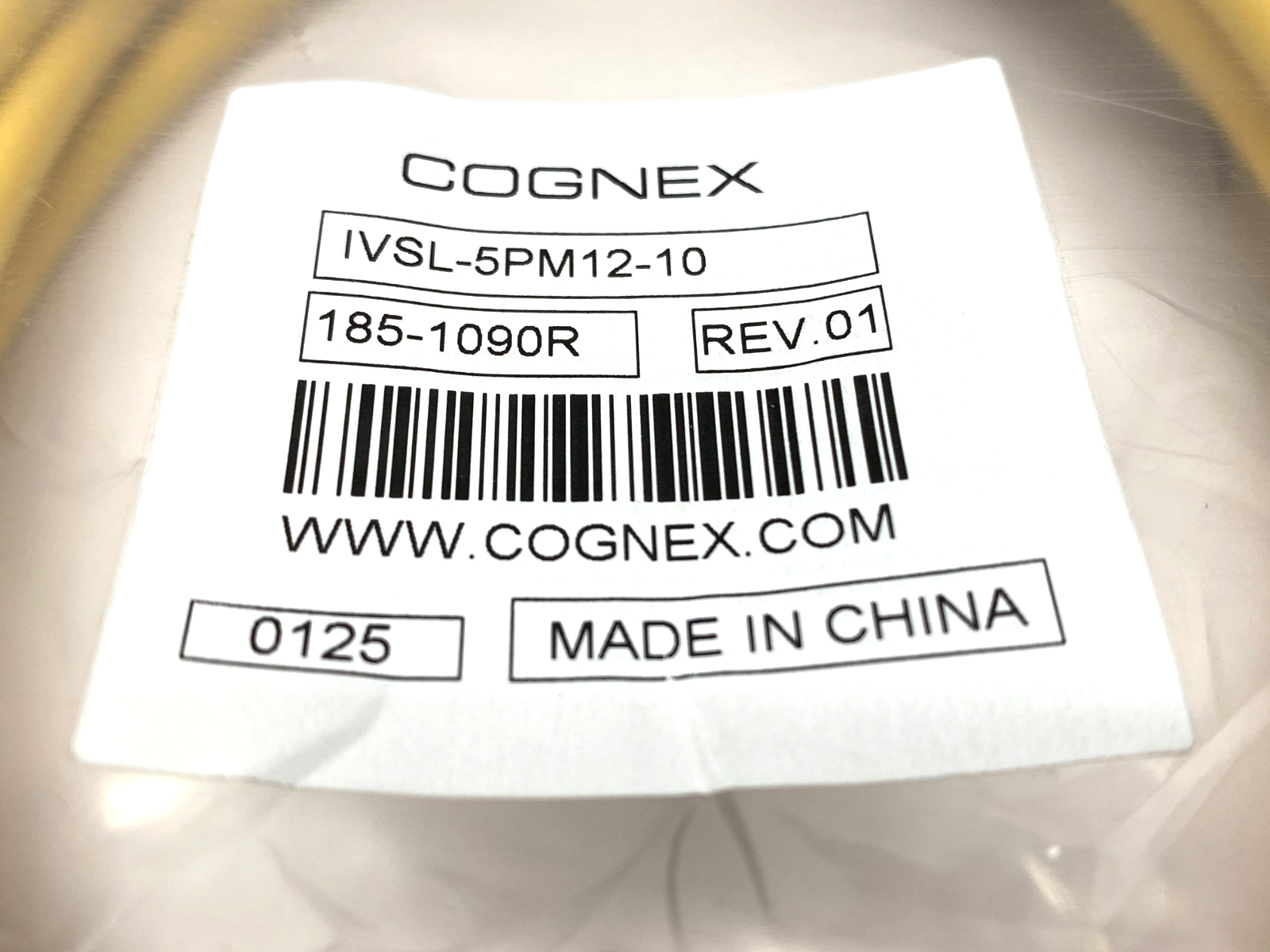 IVSL-5PM12-10 | Cognex Rev. 01 External Lighting Connector Cable M12 10m 185-1090R - New - Maverick Industrial Sales
