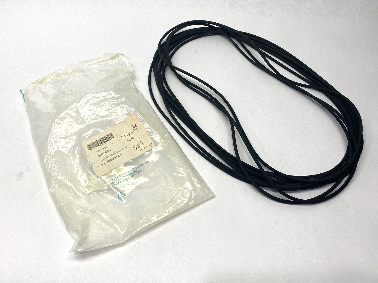 Scheugenpflug 3DIC00633 O-Ring 350.0 X 5.0 NBR LOT OF 10 - Maverick Industrial Sales