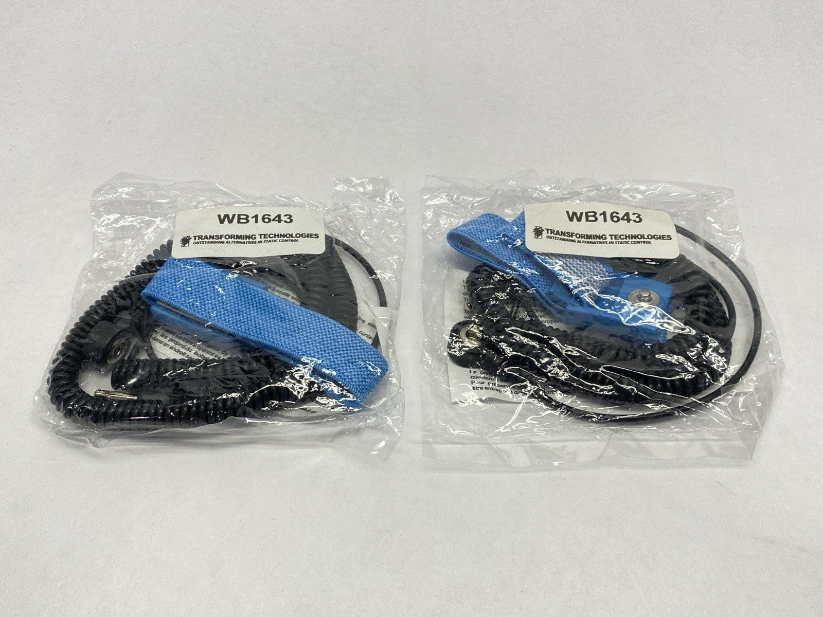 Transforming Technologies WB1643 Grounding Single Wire Wrist Band 12ft LOT OF 2 - Maverick Industrial Sales