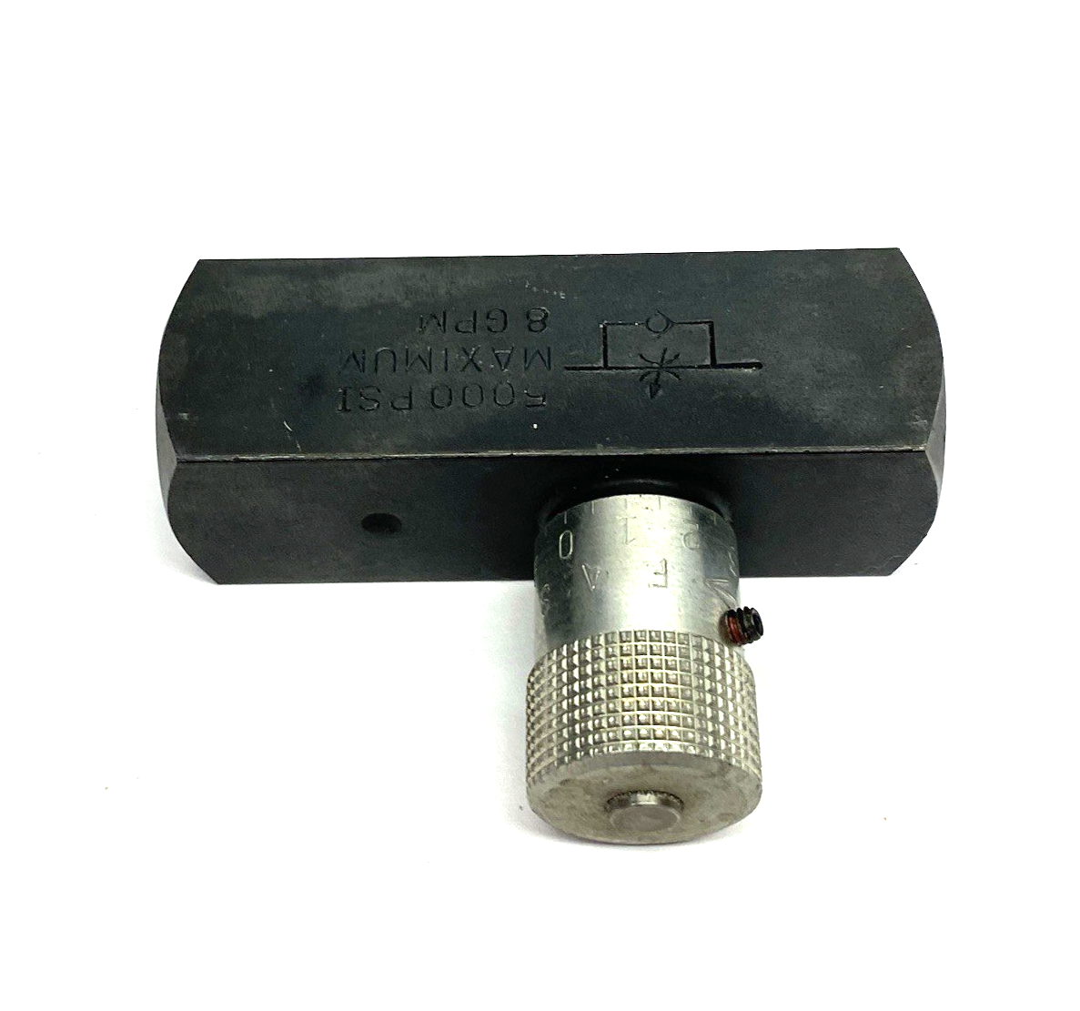 Parker F820S-V Colorflow In-line Flow Control Valve, Hydraulic 5000psi - Maverick Industrial Sales