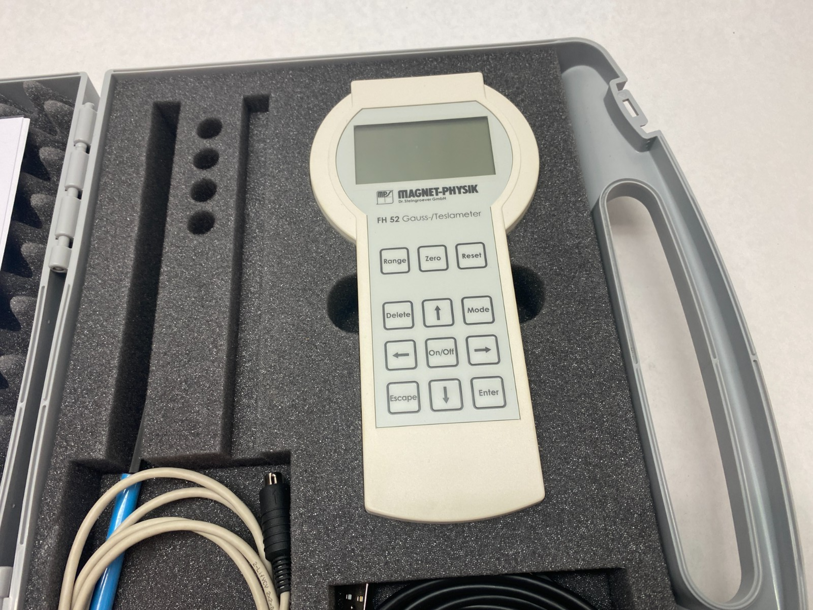 Magnet-Physik FH 52 Magnetic Field Strength Meter Teslameter 2000520 - Maverick Industrial Sales