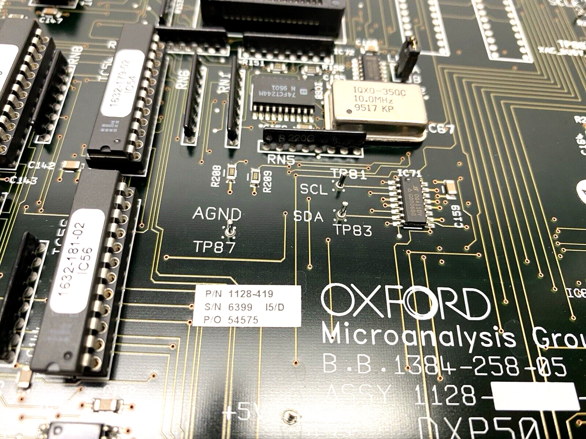 51-1128-419 | Oxford Circuit Board 1384-258-05 DPX50 REV D. - Used - Maverick Industrial Sales