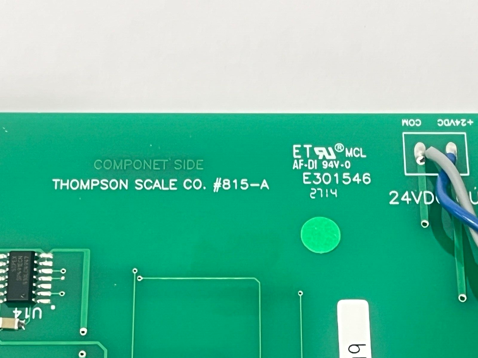 Thompson Scale 815-A Checkweighter CPU Board for 5511 and 6611 - Maverick Industrial Sales