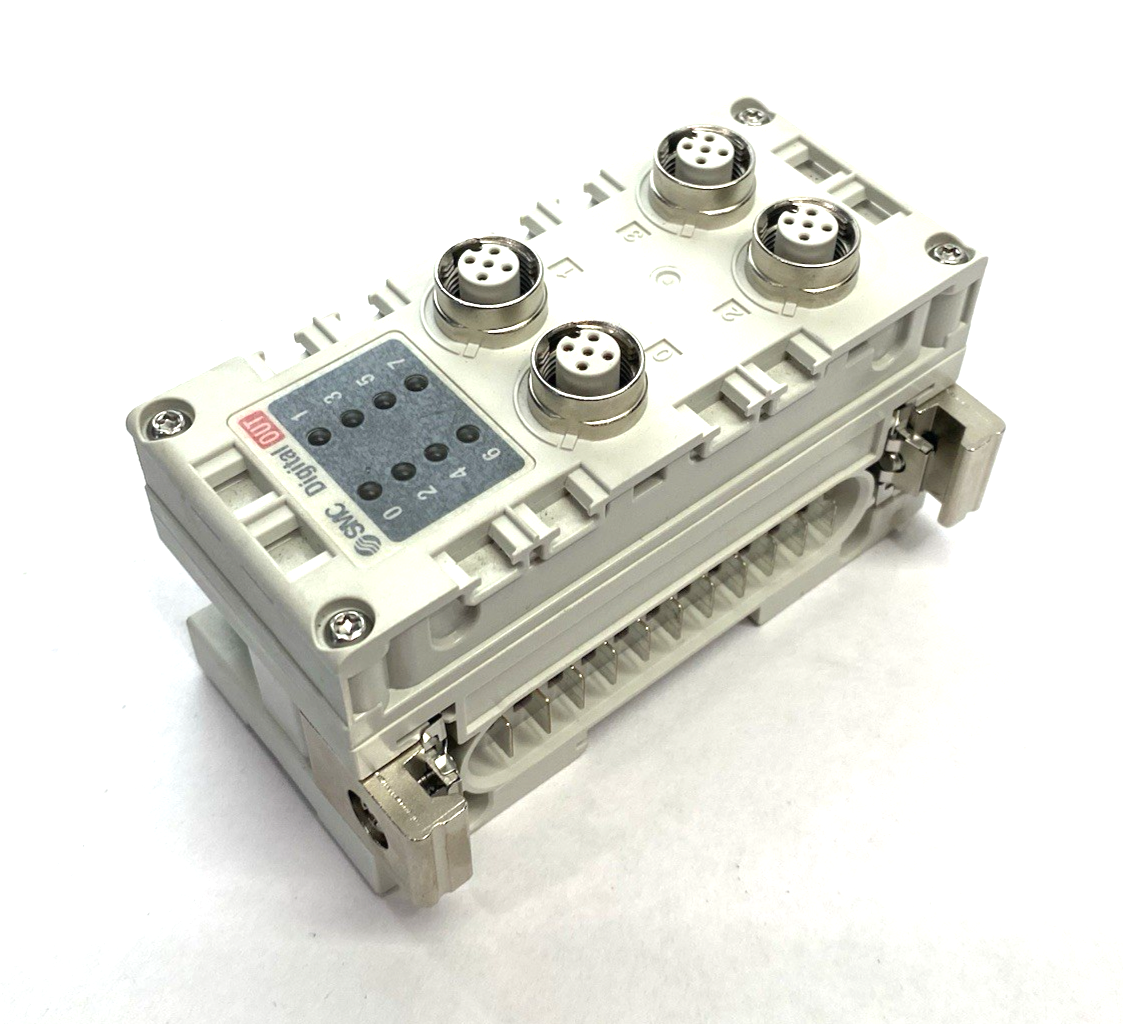SMC EX600-DYPB Digital Output Module PNP 8-Point 4xM12 - Maverick Industrial Sales
