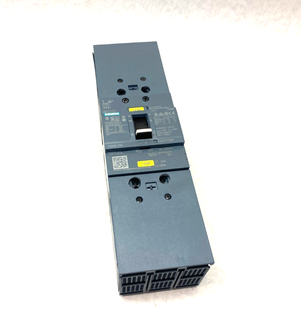 Siemens 3VA5112-6ED31-0AA0 Low-Voltage Molded Case Circuit Breaker 125A 3-Pole - Maverick Industrial Sales