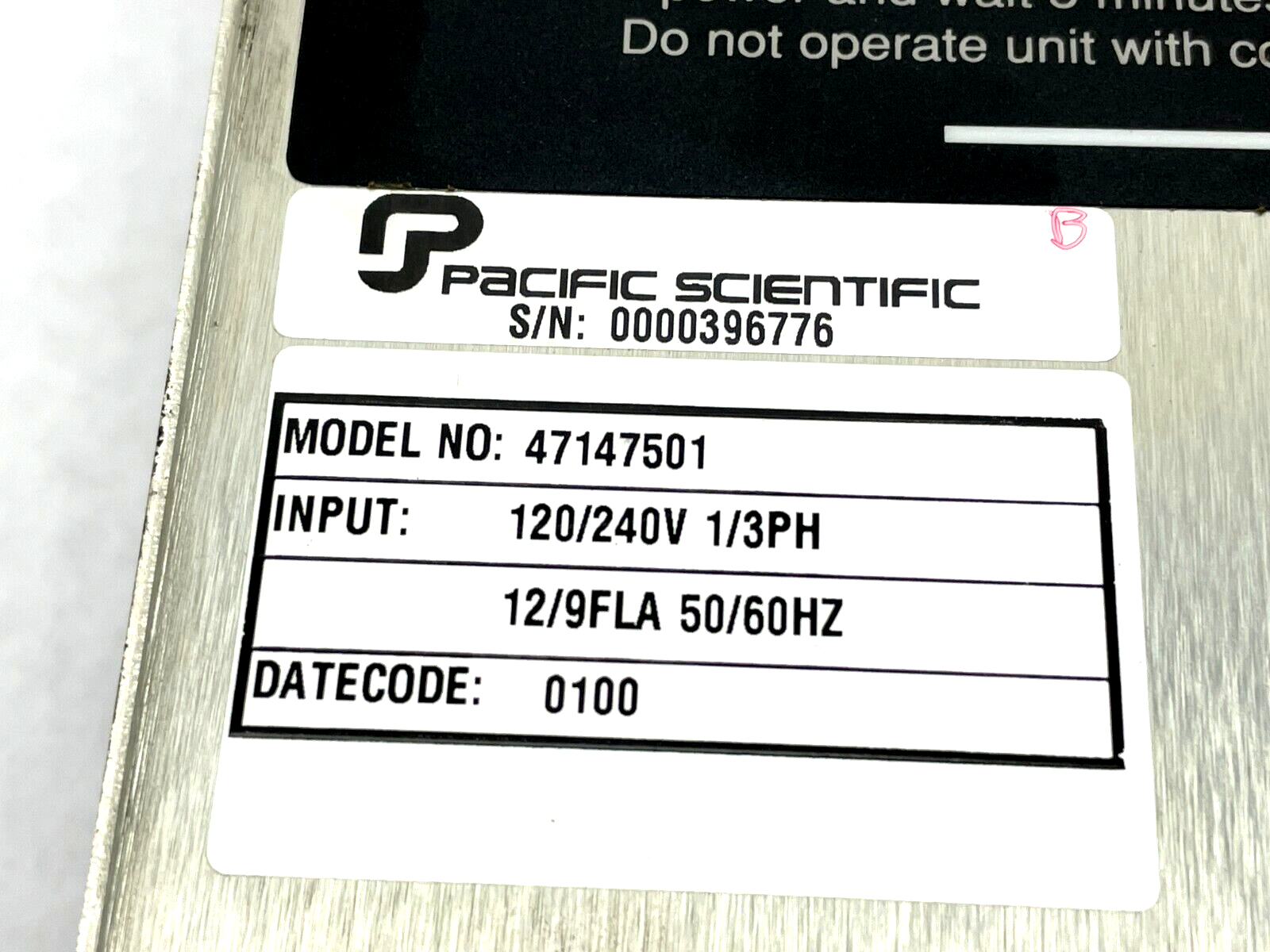 Pacific Scientific 47147501 High-Res. Servo Drive Controller 24-Bit 1/3Ph - Maverick Industrial Sales