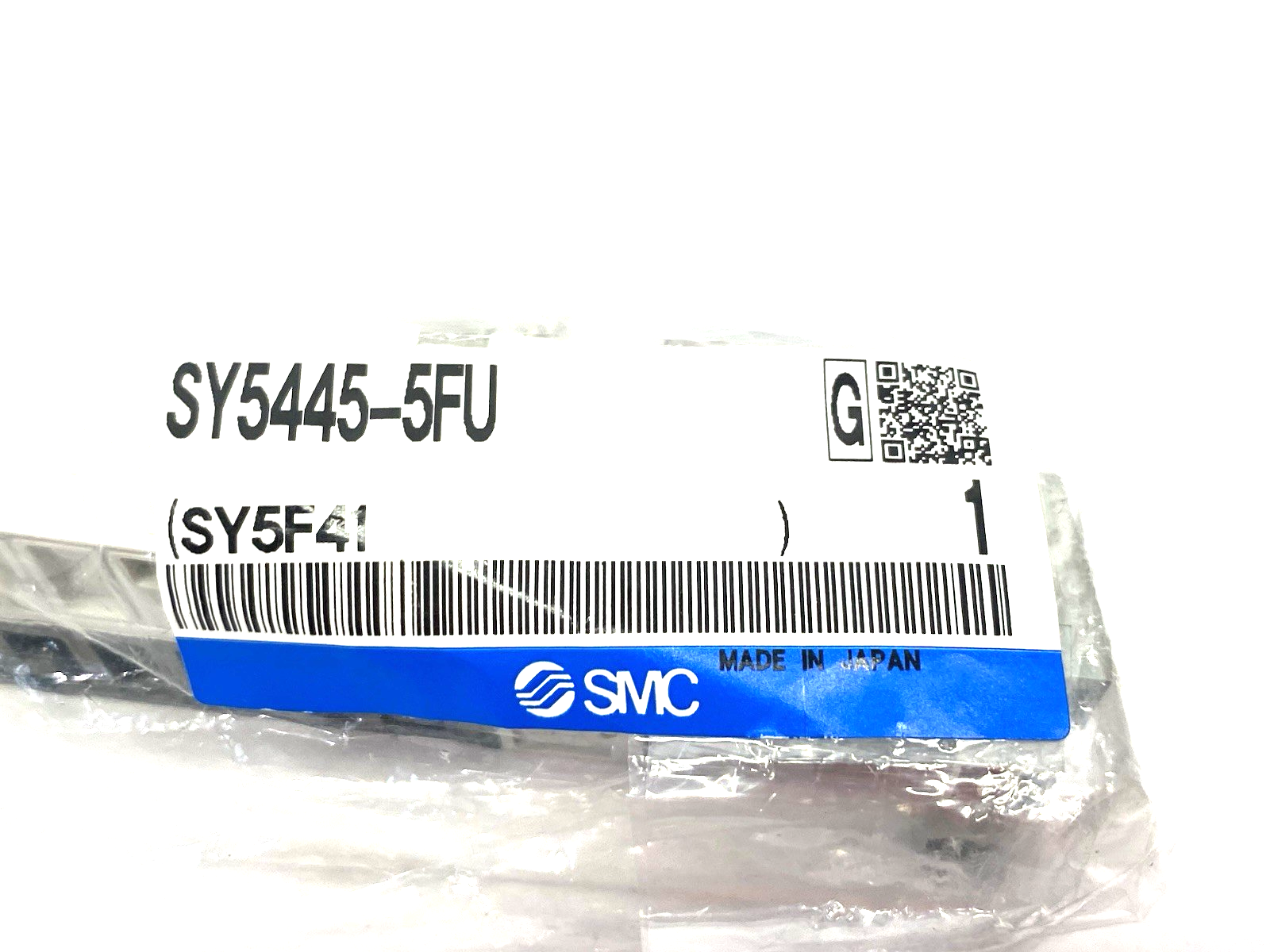 SMC SY5445-5FU Solenoid Valve, 3-Position Center Exhaust, Rubber Seal - Maverick Industrial Sales