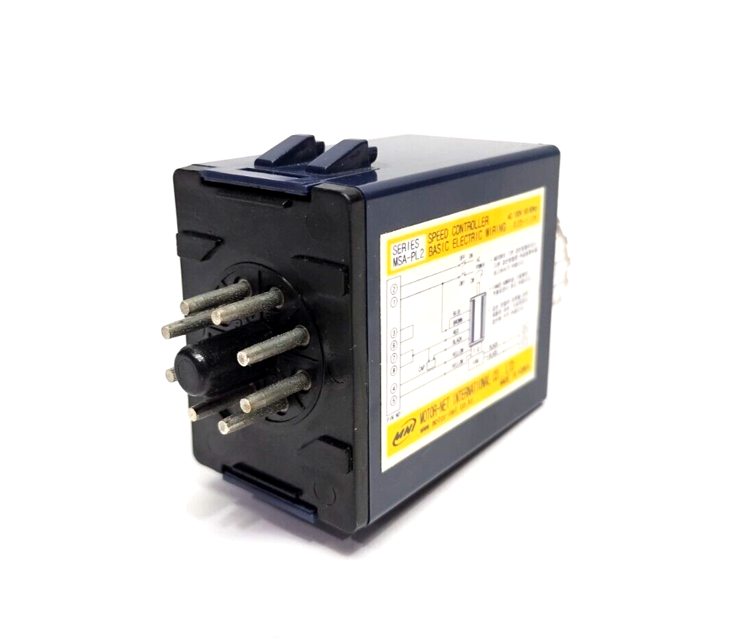 MNI MSA-PL2 8-Pin Plug In Speed Controller 15W-25W, AC 100V 0.20-1.17A - Maverick Industrial Sales