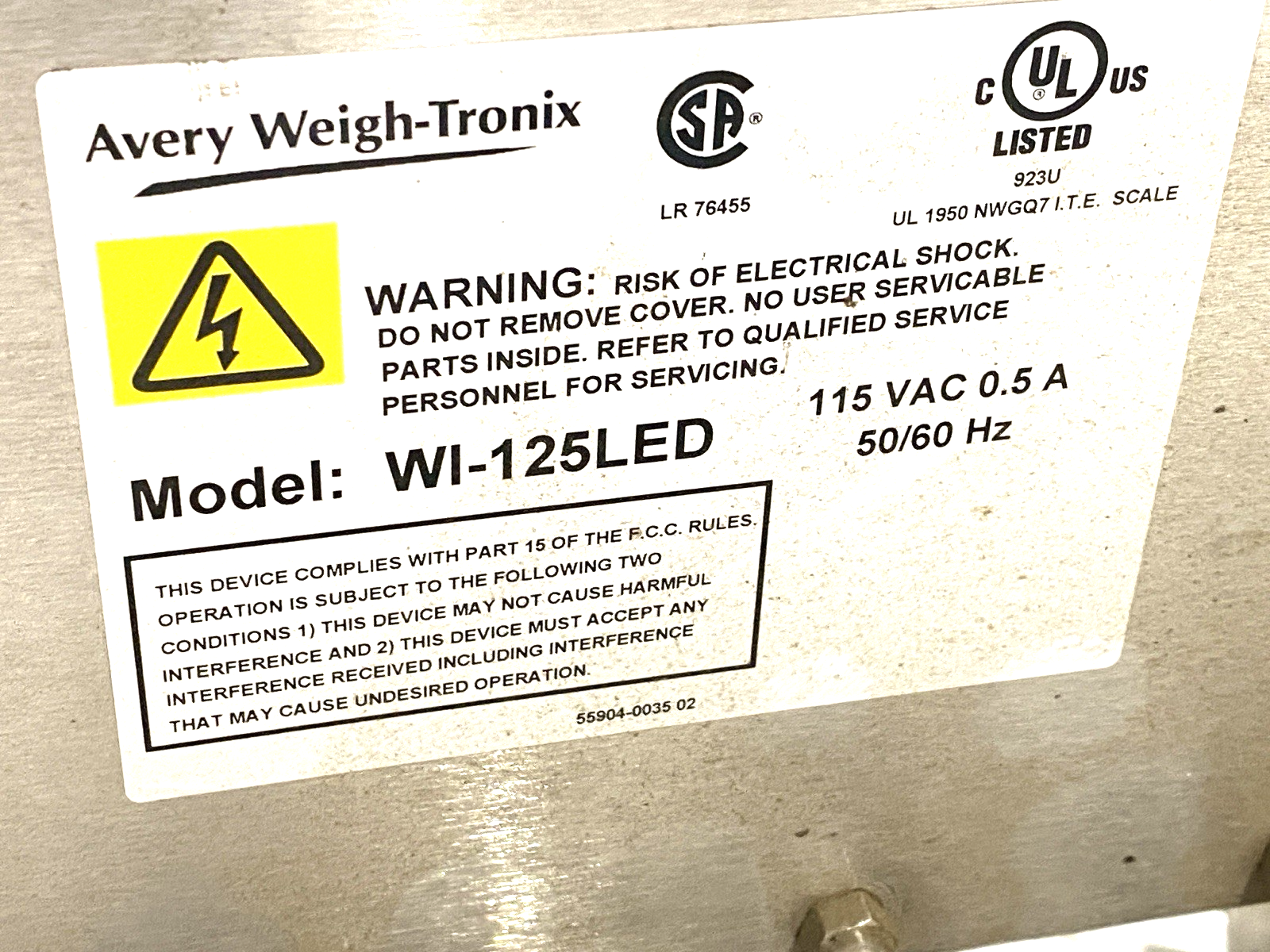 B-Tek BT-2424-100-CS-SP Weight Scale 24" x 24" 100Lb Cap, WI-125LED Indicator - Maverick Industrial Sales