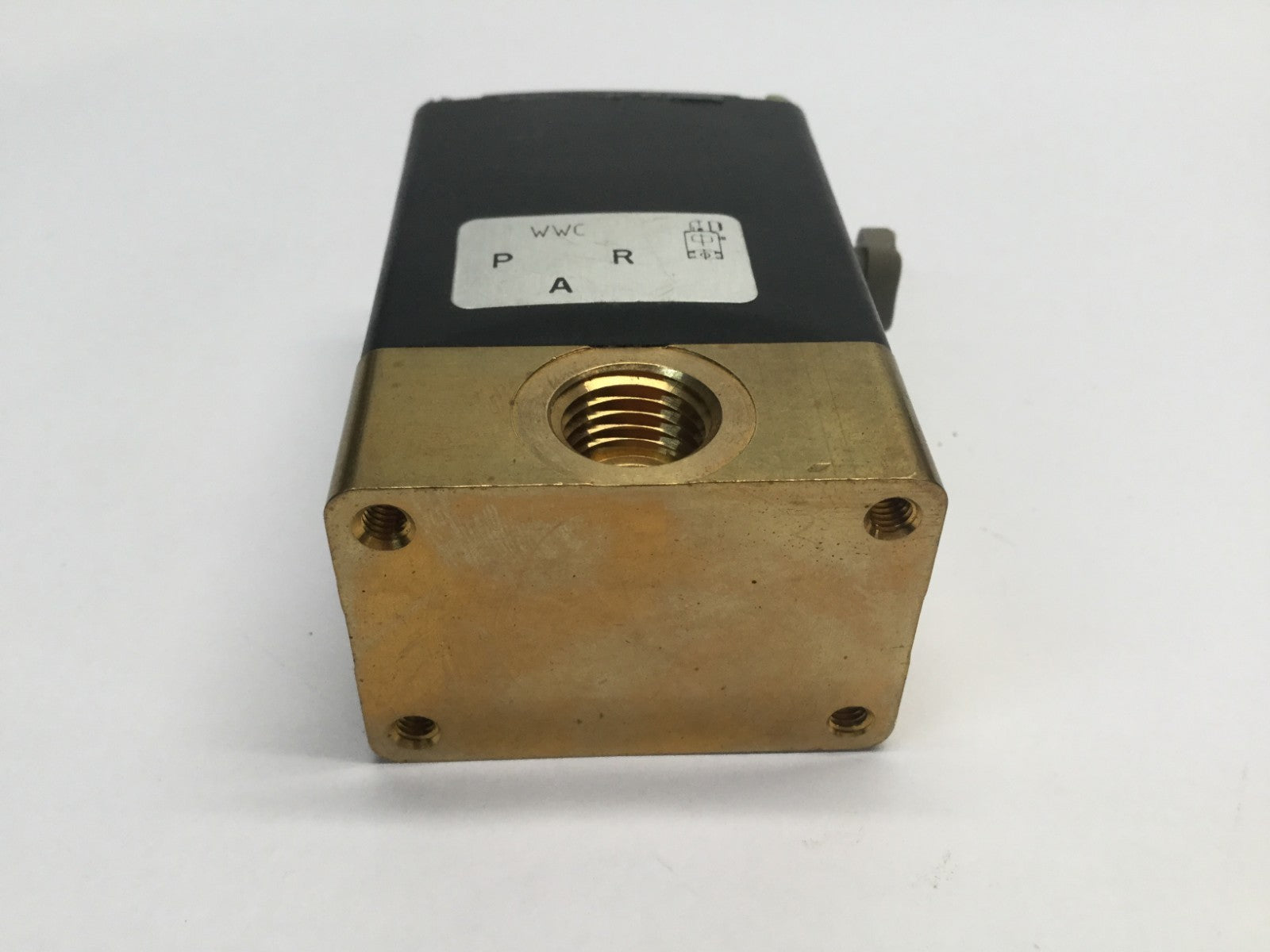 0330 C 1/8 FKM BR | Burkert 0330 C 1/8 FPM BR Solenoid Valve NPT1/4 PMAX 145 PSI - Used - Maverick Industrial Sales