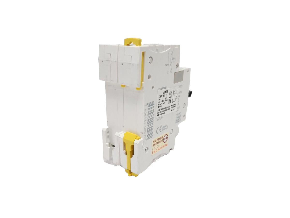 A9F75216 | Schneider Electric iC60N Mniature Circuit Breaker 2P 16A D-Curve - Used - Maverick Industrial Sales